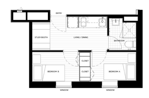 Finding roommates for Leeds student flats,Student studio apartments in Leeds prices