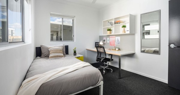 Brisbane student accommodations with gyms or fitness centers,Brisbane international student housing prices