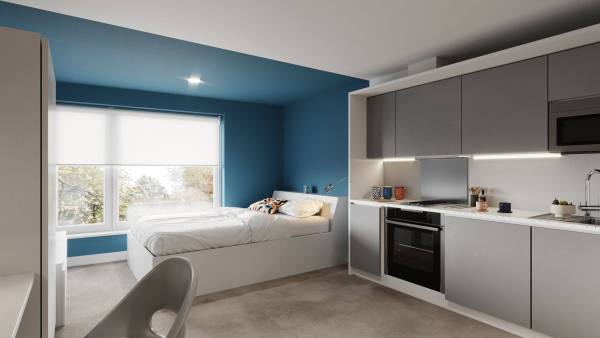 Student studio apartments in Stoke,Pricing for student flats in central Stoke