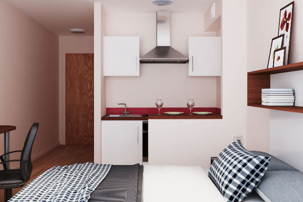 London student accommodations with gyms or fitness centers,Price comparison for student flats in London