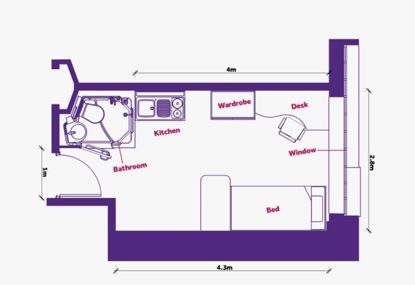 Renewing or ending a student housing lease in Canterbury,Canterbury student flats with a balcony.