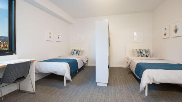 London student accommodation application process,Shared student flat monthly costs London