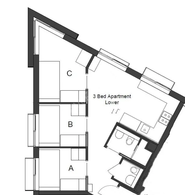 墨尔本短租房租房[短租房]University Square