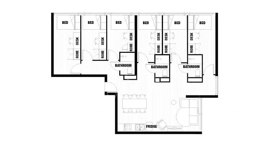 墨尔本租房Scape La Trobe 