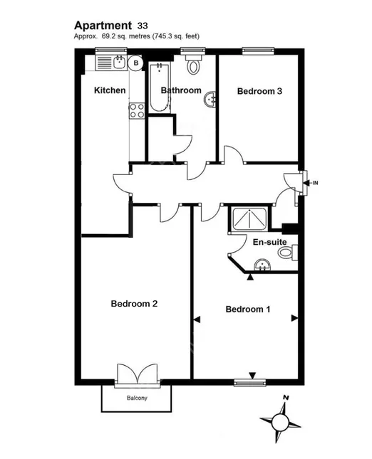 伯明翰租房Bournbrook Court,B018