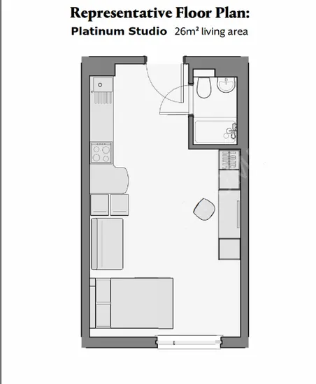 爱丁堡单身公寓租房[单身公寓]27 King’s Stables Road