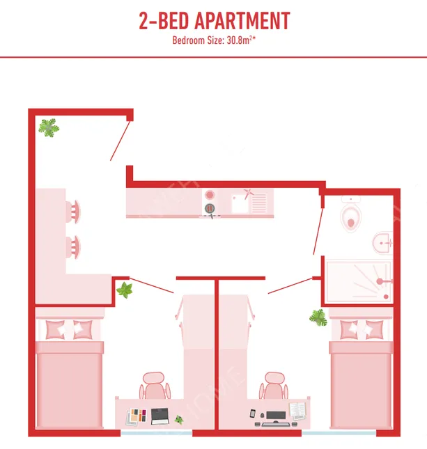 布莱顿网红公寓租房[网红公寓]Holden Court  Brighton