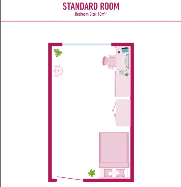 德比单身公寓租房[单身公寓]Abbey Lodge Student Village