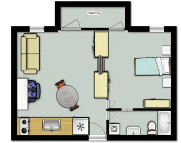 墨尔本租房Student Living - 740 Swanston