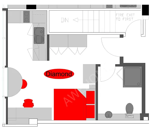 南安普顿酒店式公寓租房[酒店式公寓]Marland House