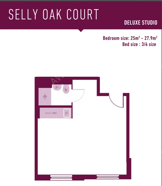 伯明翰周租房租房[周租房]Selly Oak Court – Birmingham