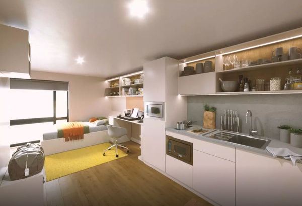 Student studio apartments in London,Low-cost student flats in London