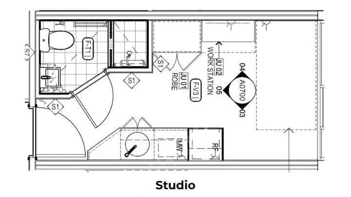 布里斯班寄宿家庭租房[寄宿家庭]UniLodge Toowong