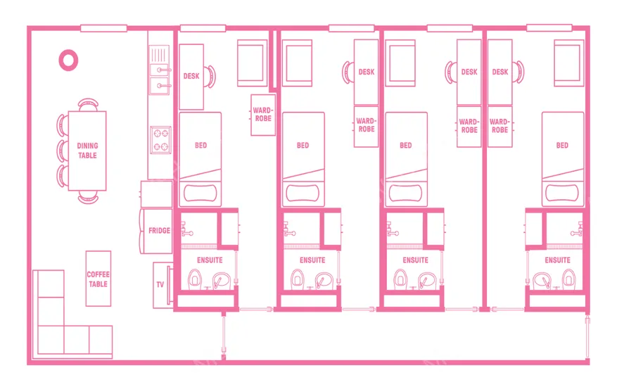 墨尔本个人房屋租房[个人房屋]Scape Queensberry