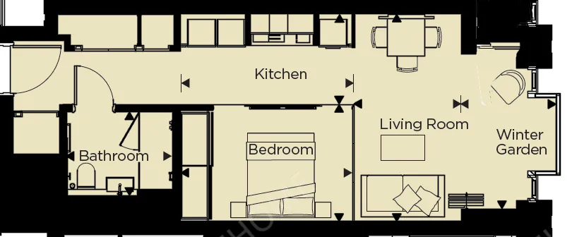 伦敦短租房租房[短租房]Southbank Place(CW Group)