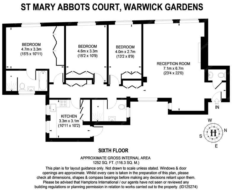 倫敦租房Warwick Gardens 3B
