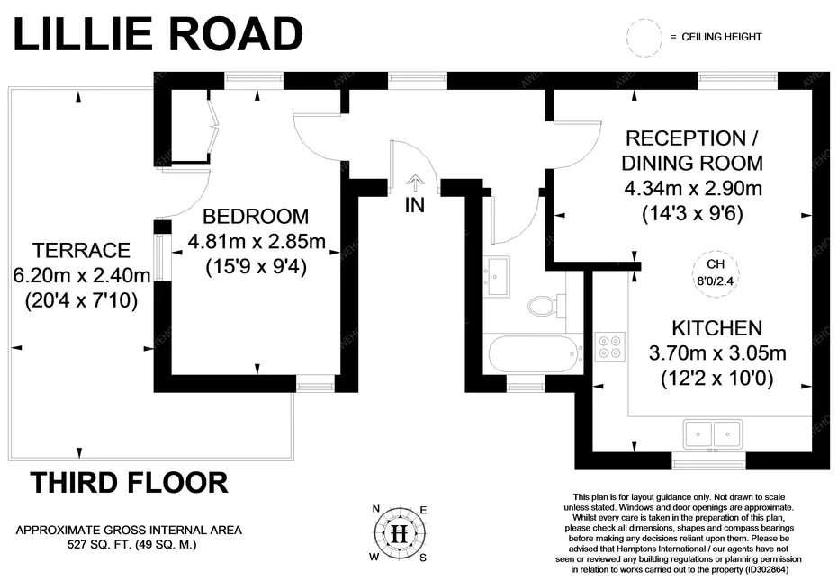 倫敦租房Lillie Road 1B