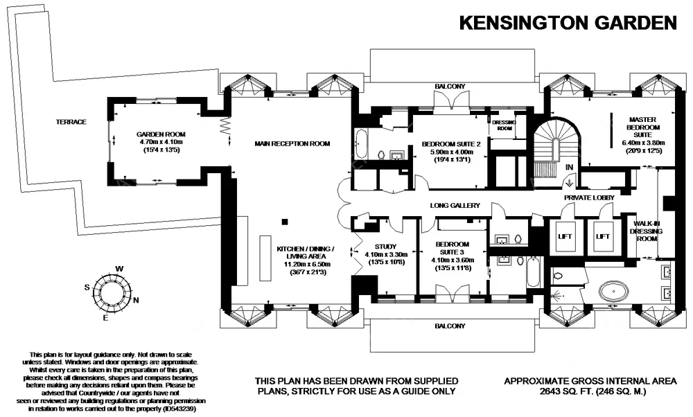 倫敦租房Kensington Gardens Square 4B