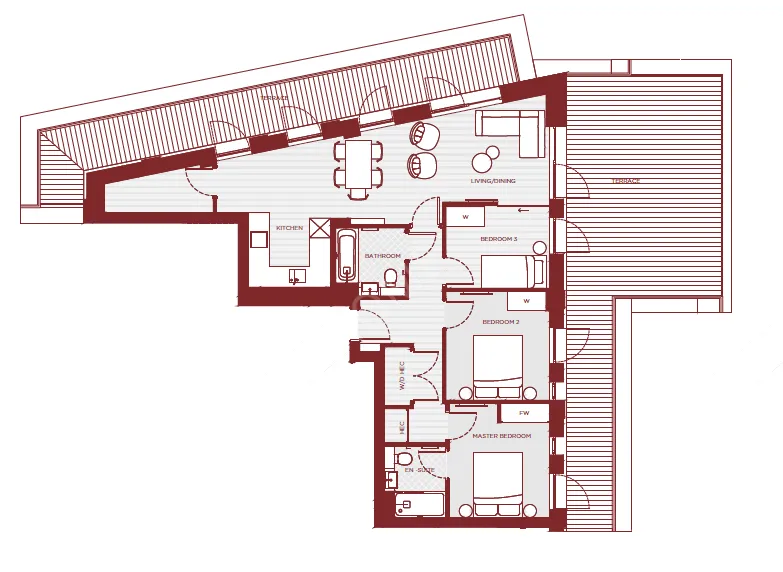 倫敦租房Fusion Apartments 3B