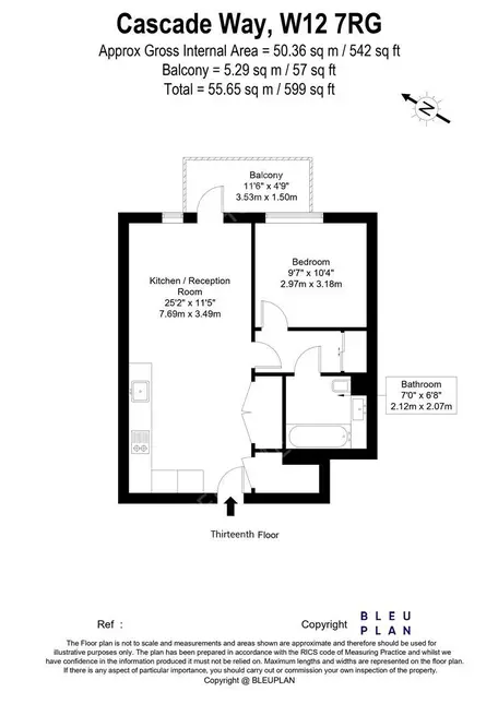 倫敦租房White City Living 1B