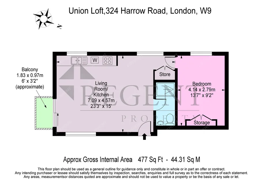 倫敦租房Union Lofts 1B