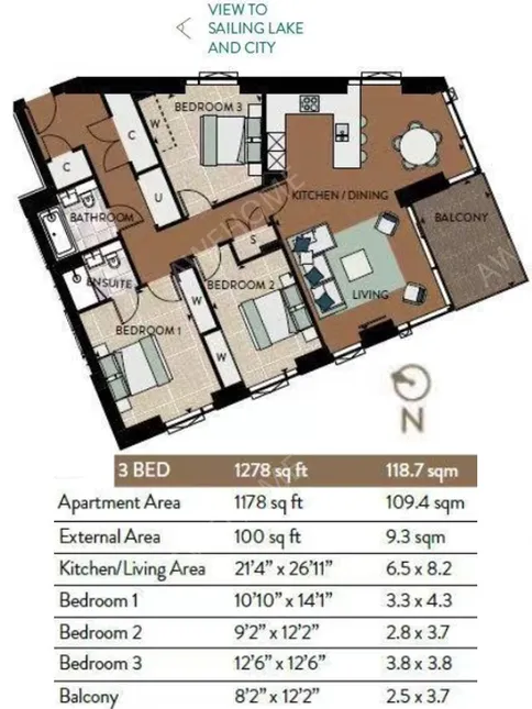 倫敦租房Hartingtons Court 3B