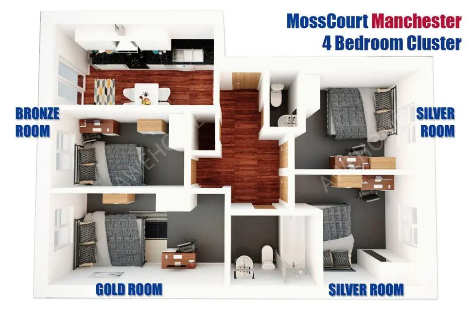 曼徹斯特租房Moss Court