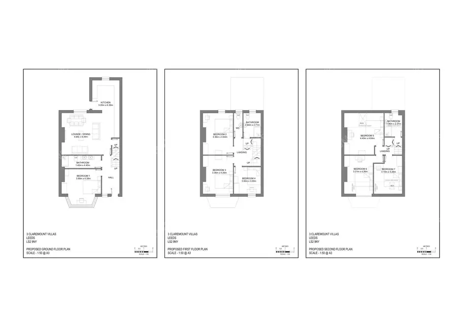 利茲租房3 Claremont Villas
