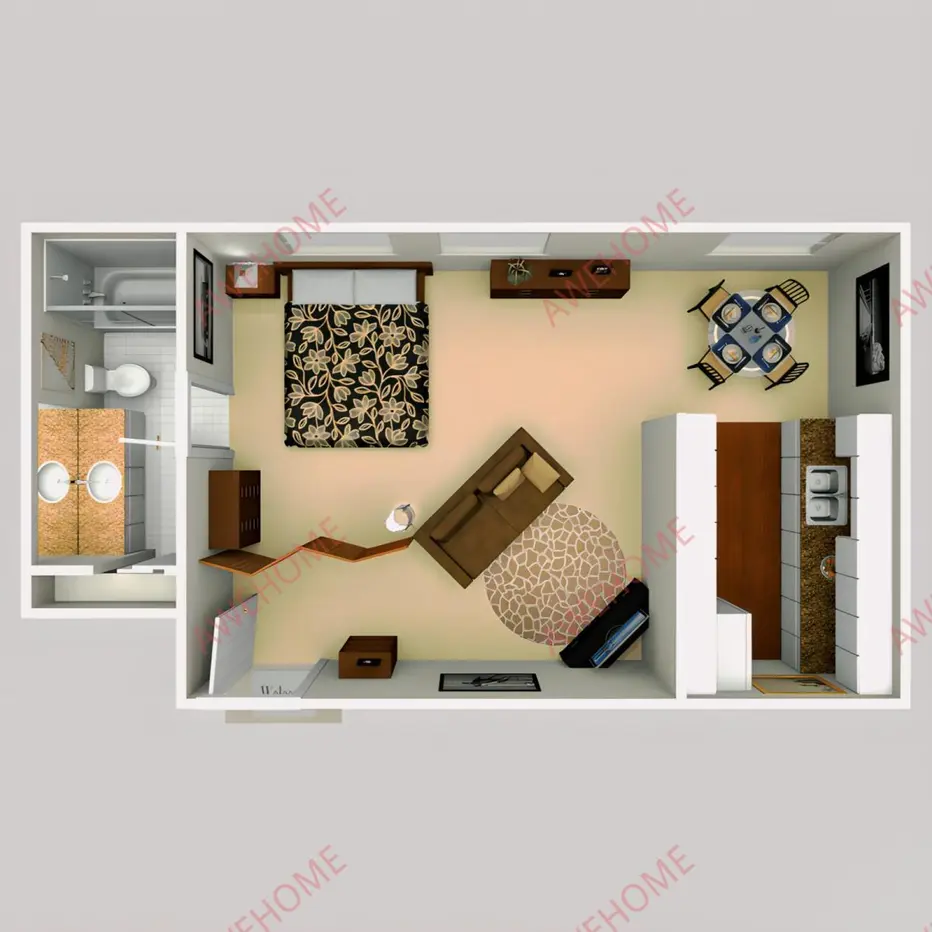 洛杉磯租房Lindbrook Manor Apartments