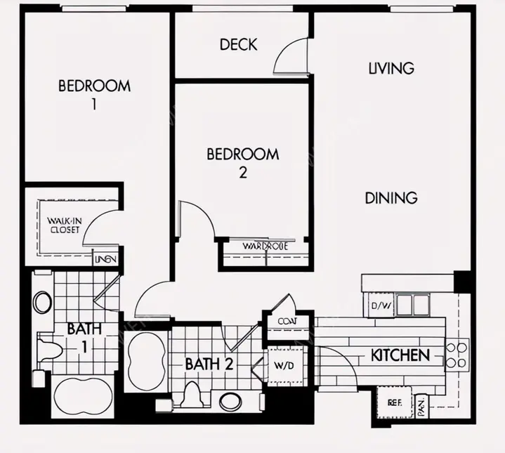 洛杉磯租房Trio Apartments
