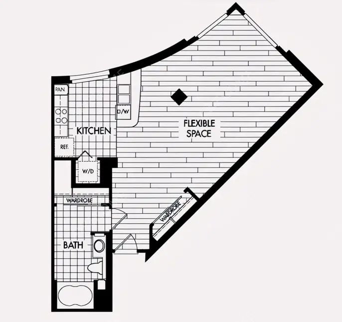洛杉磯租房Trio Apartments
