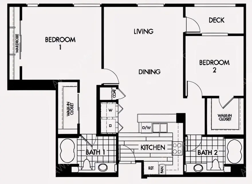 洛杉磯租房Trio Apartments
