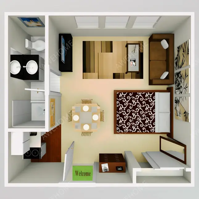 洛杉磯租房Lindbrook Manor Apartments