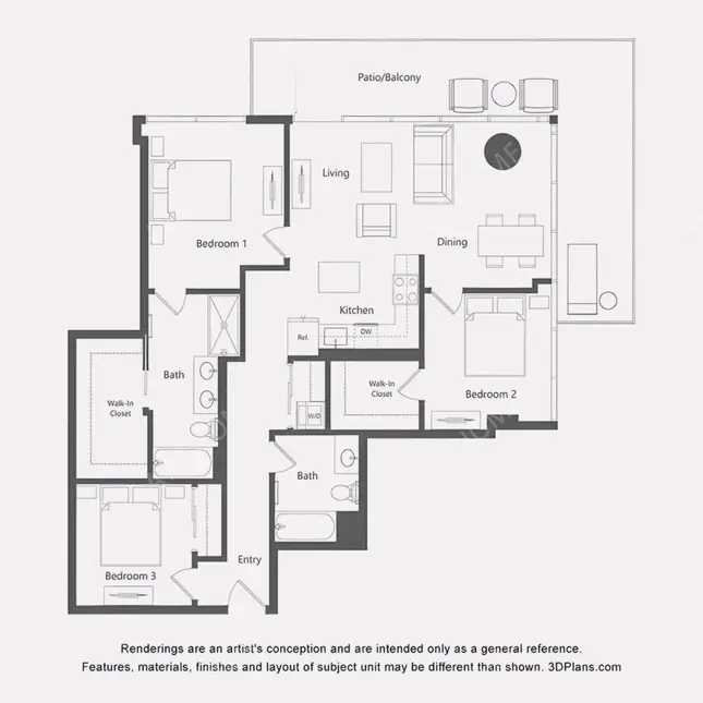 洛杉磯租房Opus Wilshire