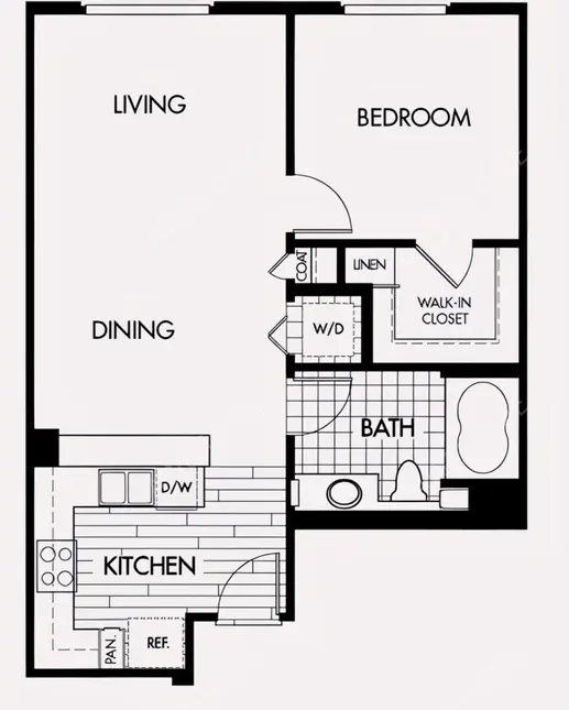 洛杉磯租房Trio Apartments