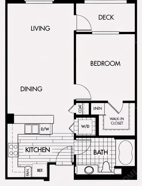 洛杉磯租房Trio Apartments