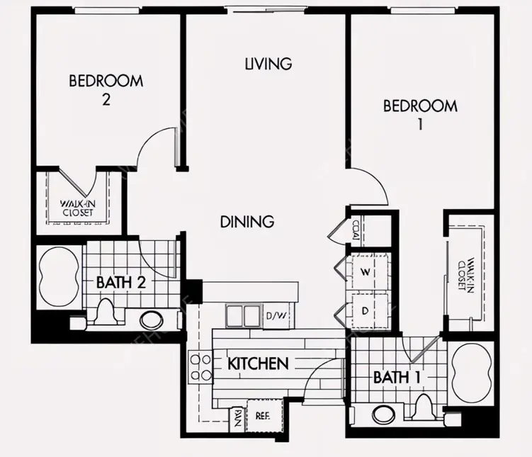 洛杉磯租房Trio Apartments