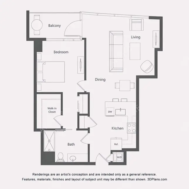 洛杉磯租房Opus Wilshire
