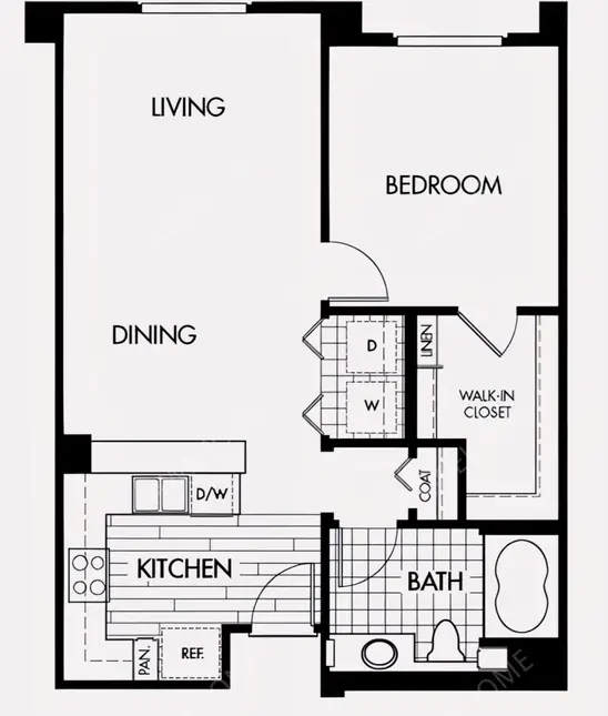 洛杉磯租房Trio Apartments