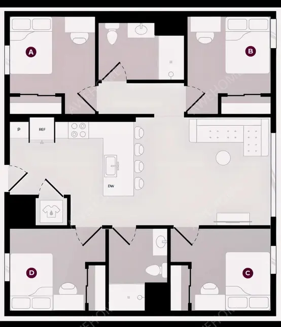 洛杉磯租房Hub LA Figueroa