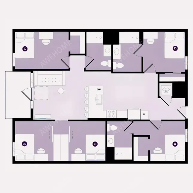 洛杉磯租房Hub LA Figueroa