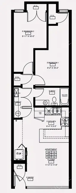 厄巴納租房609 W Main, Urbana