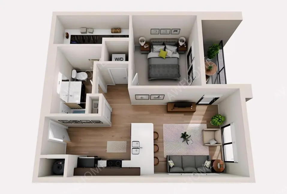 香檳租房217 South Apartments