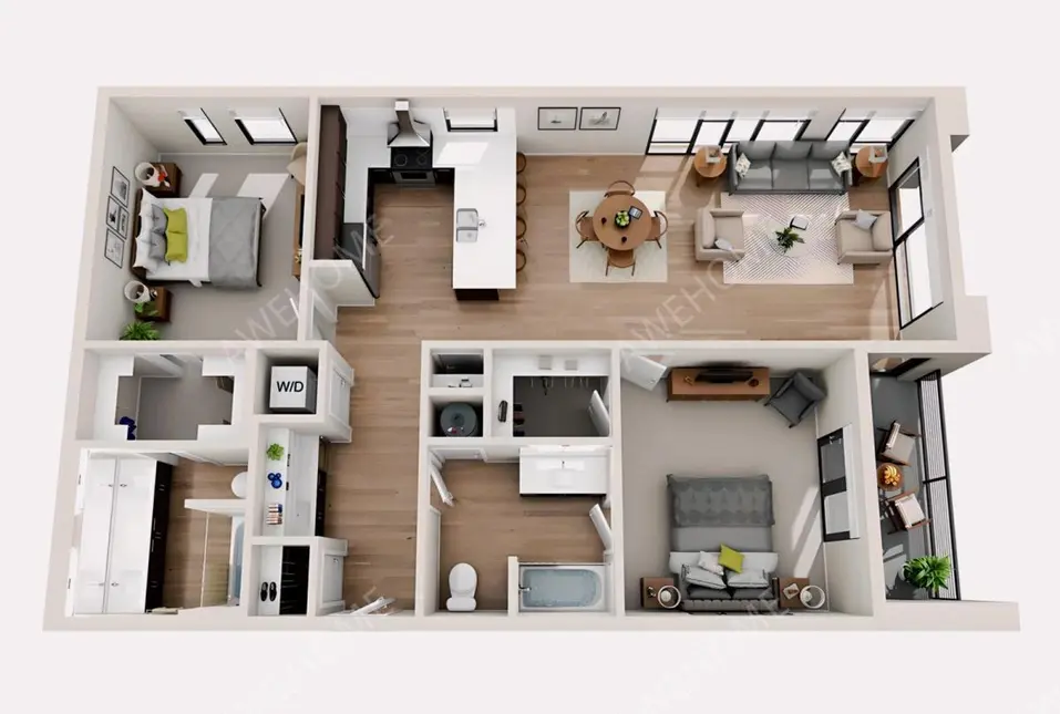 香檳租房217 South Apartments