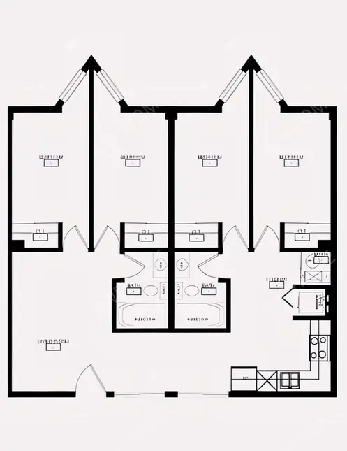 香檳租房1107 S Fourth - Gregory Towers Champaign