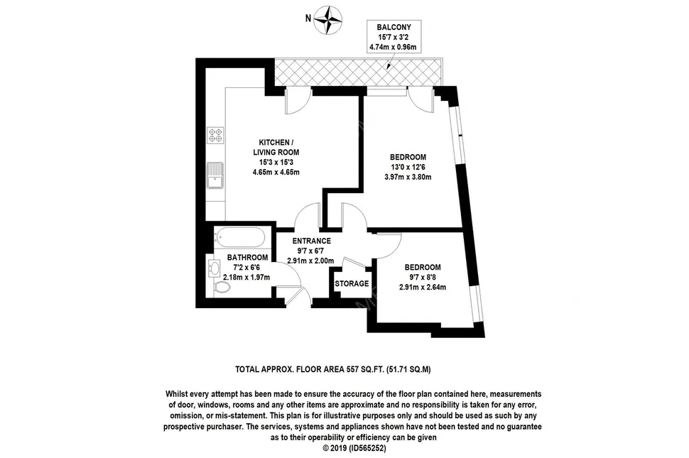倫敦租房Westwood House 2B