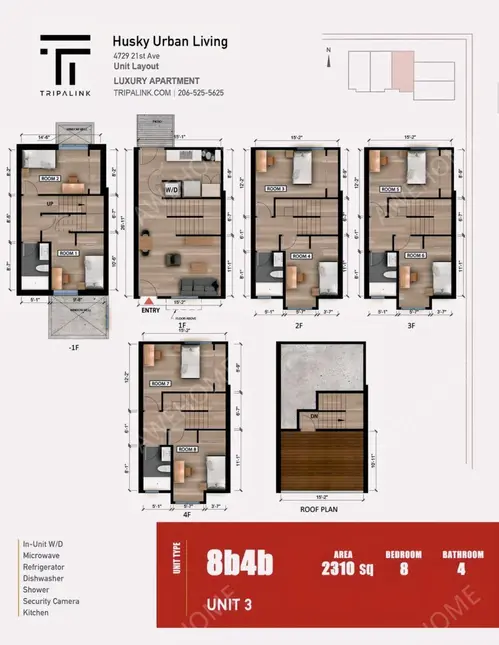 西雅圖租房Husky Urban Living