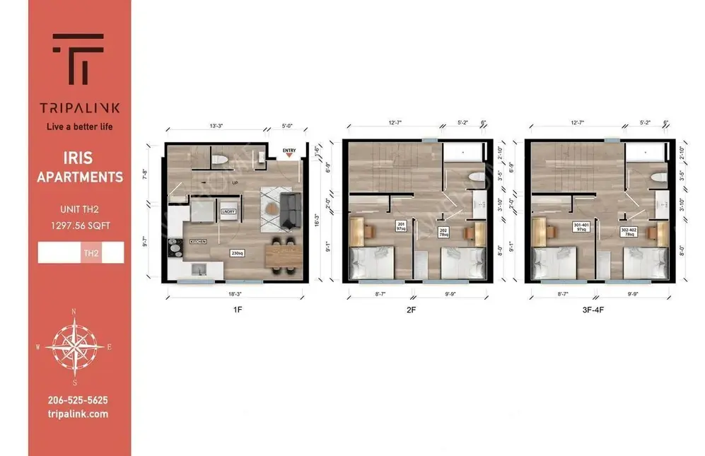 西雅圖租房Iris Apartments