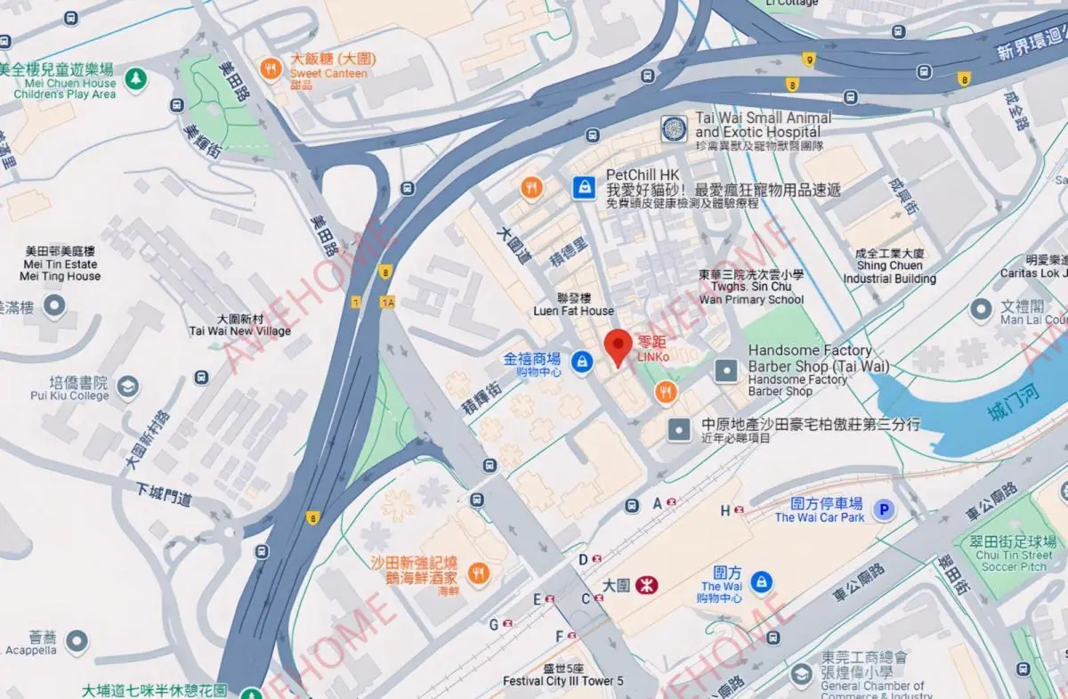中國香港租房大圍積富街整棟公寓