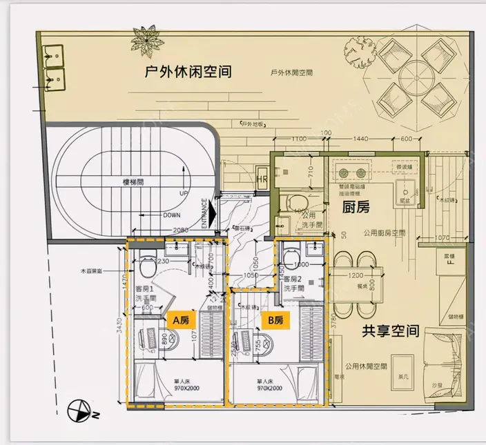 中國香港租房大圍積富街整棟公寓